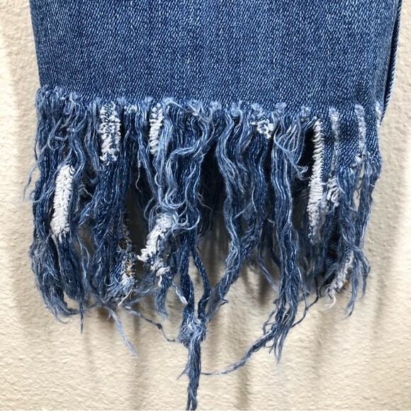 Free People We The Free Great Heights Frayed Skinny Jeans Size 26 - Picture 9 of 11